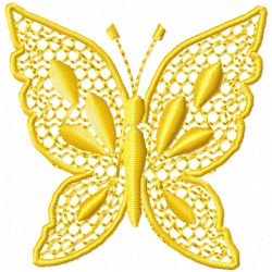 Butterfly Embroidery Design 10